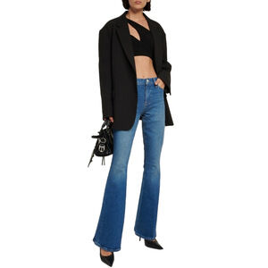 NWT Frame Le High Flare long retro inspired old money jeans in sidecar 26